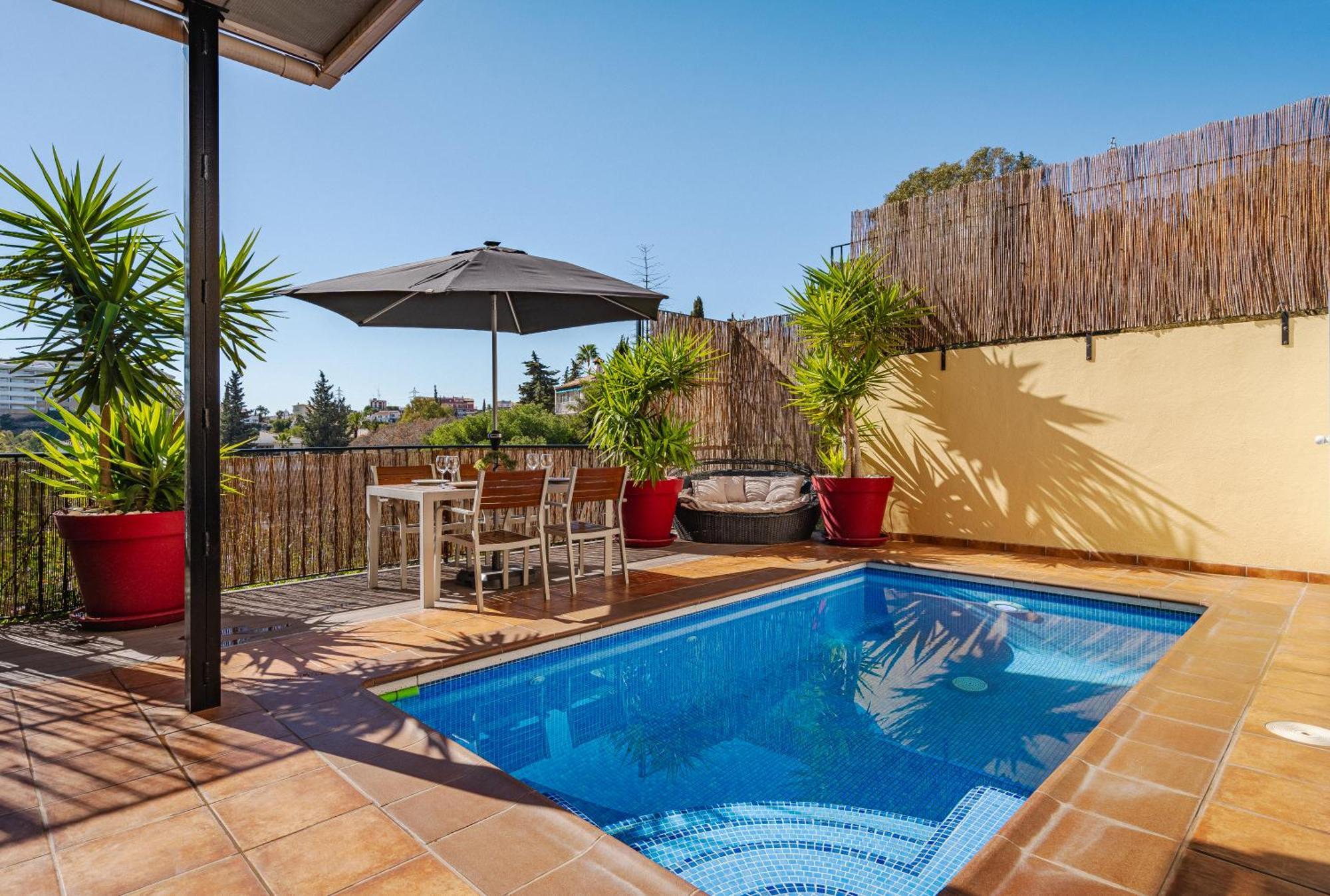 Private Luxurious Hillside Villa With Pool & Sea Views For 8 To 10 Ppl Fuengirola Εξωτερικό φωτογραφία